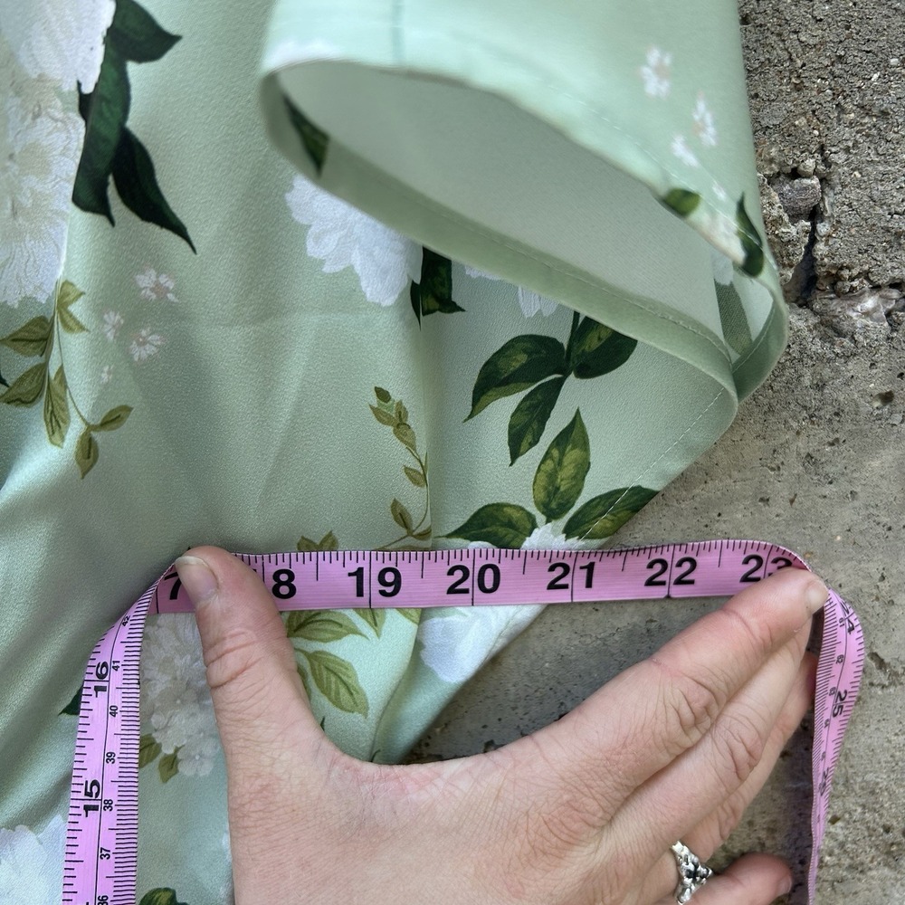 Anthropologie BHLDN Leila Deep-V Gown NWT Maxi Wedding Bridesmaid Spring Sz 8 - Picture 5 of 7